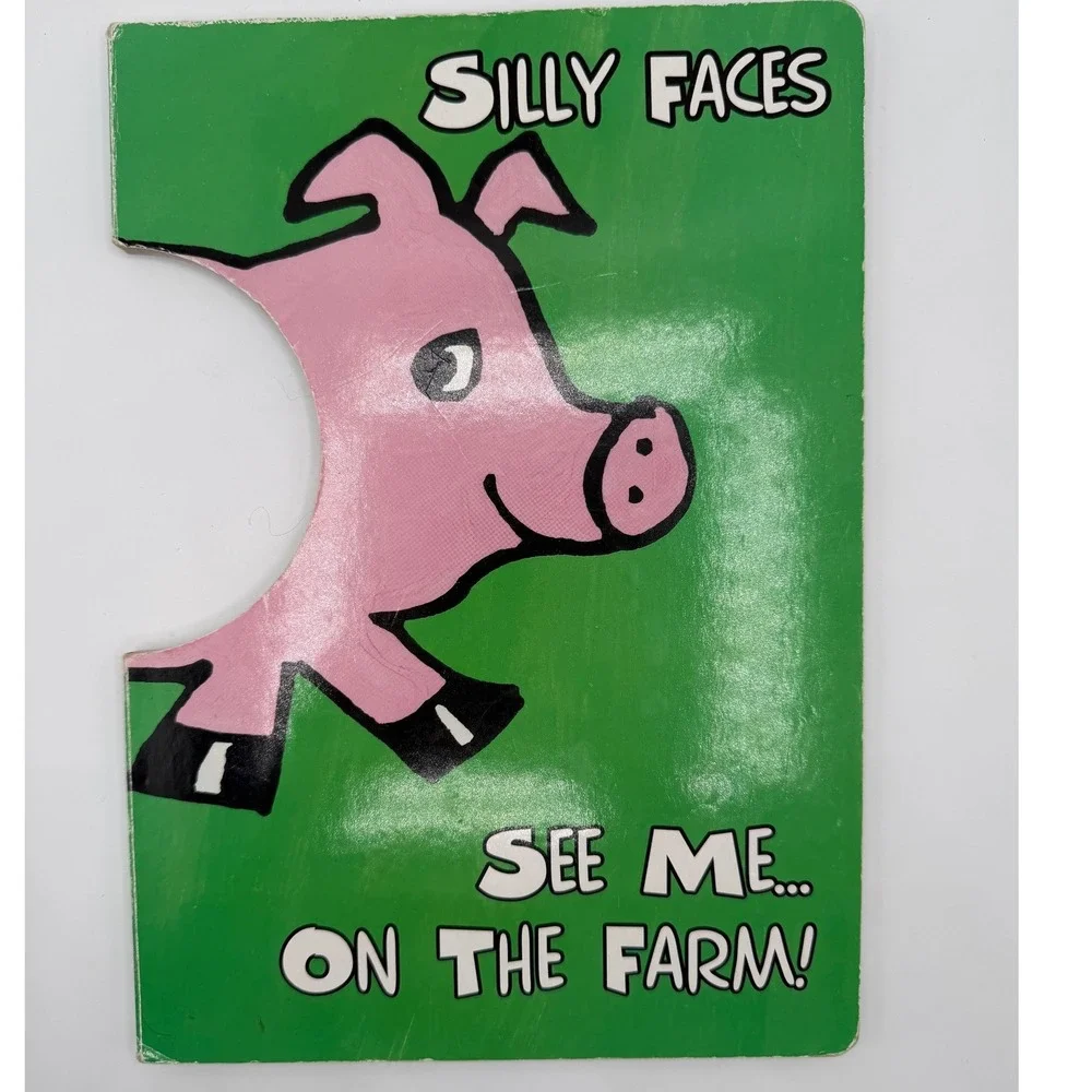 Silly Faces See Me On The Farm Board Book 2007 Modern Publishing Pig Sheep